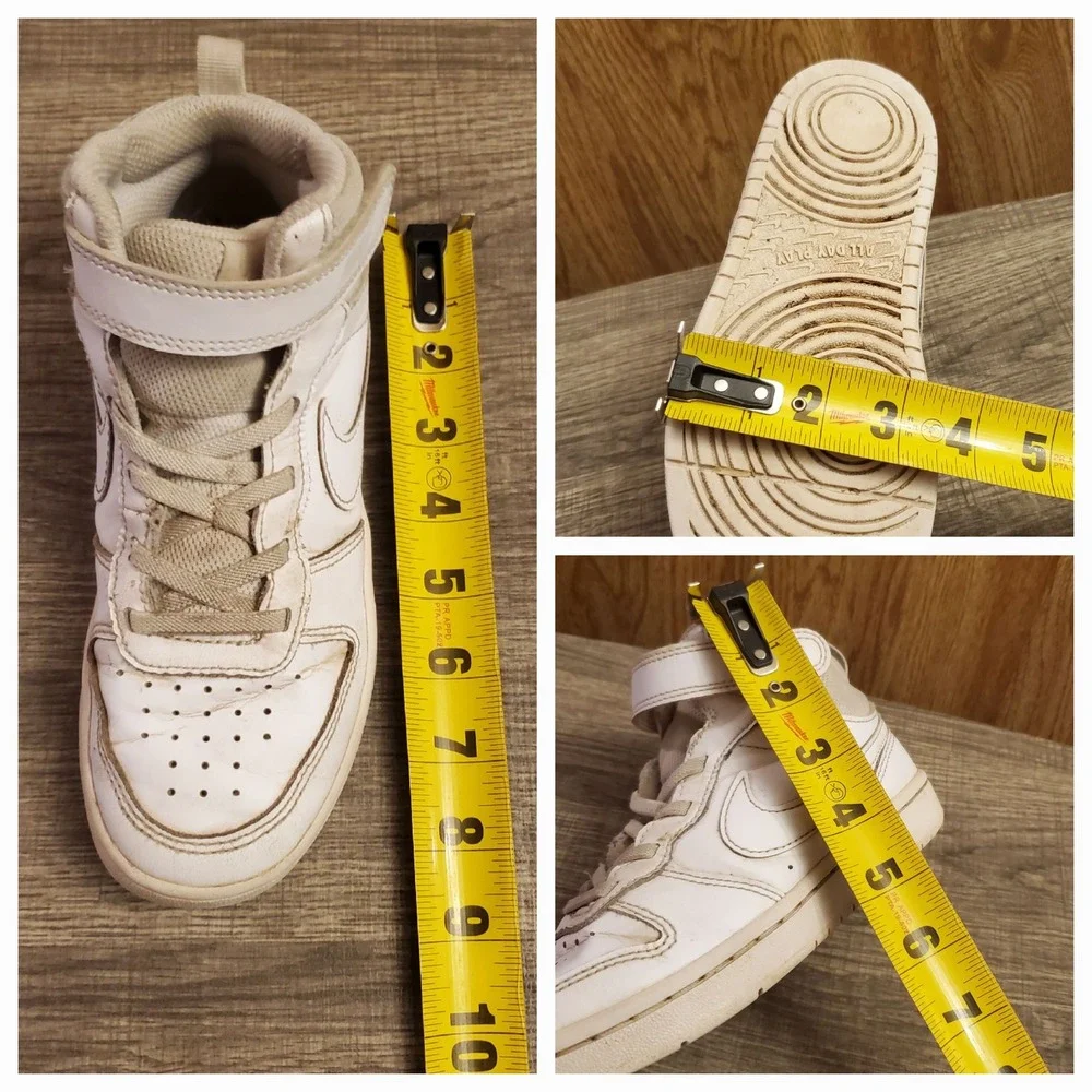 Nike Court Borough Mid 2‎ Sneakers Youth Size 1Y White